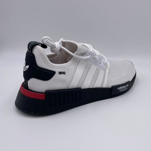 adidas NMD R1 White / Black Mens Shoes - Picture 8 of 8